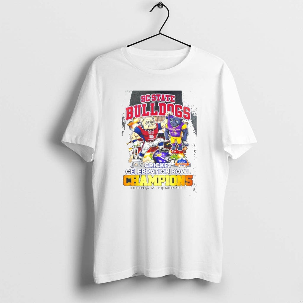 Official Dkwfz61k Sc State Bulldogs 2025 Cricket Celebration Bowl Champions Mascot T-Shirts, Hoodie, Sweatshirt - T-Shirt, Sweatshirt, Hoodie