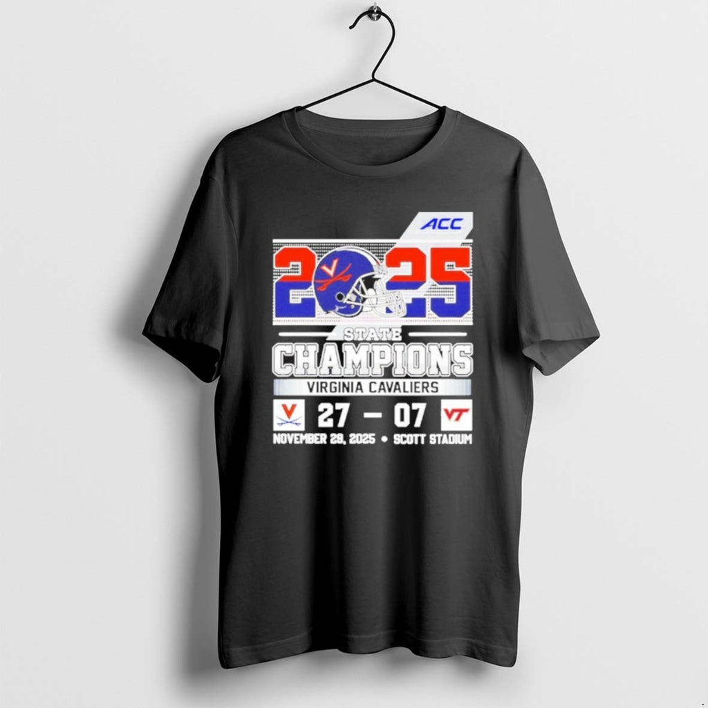Official Mswbgx0l Virginia Cavaliers 2025 State Champions 27 07 Virginia Tech Score T-Shirts, Hoodie, Sweatshirt - T-Shirt, Sweatshirt, Hoodie