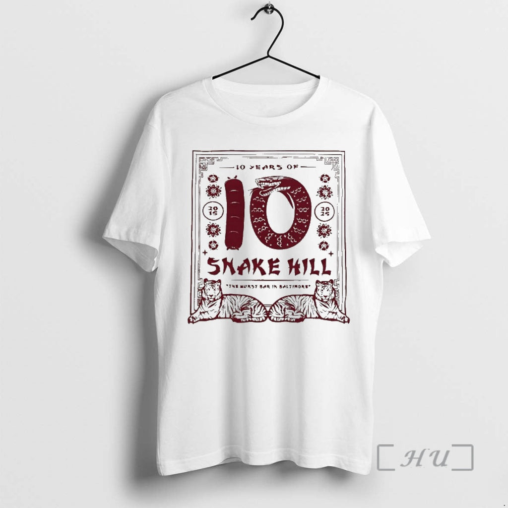 Officials 10 Years Snake Hill Wurst Bar Baltimore T-Shirts, Hoodie, Sweatshirt - T-Shirt, Sweatshirt, Hoodie