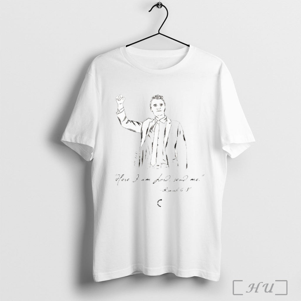 Officials 1993 2025 Charlie Kirk Send Me T Shirt Unisex T-shirt, Sweatshirt, Hoodie, Long Sleeve Tee - T-Shirt, Sweatshirt, Hoodie