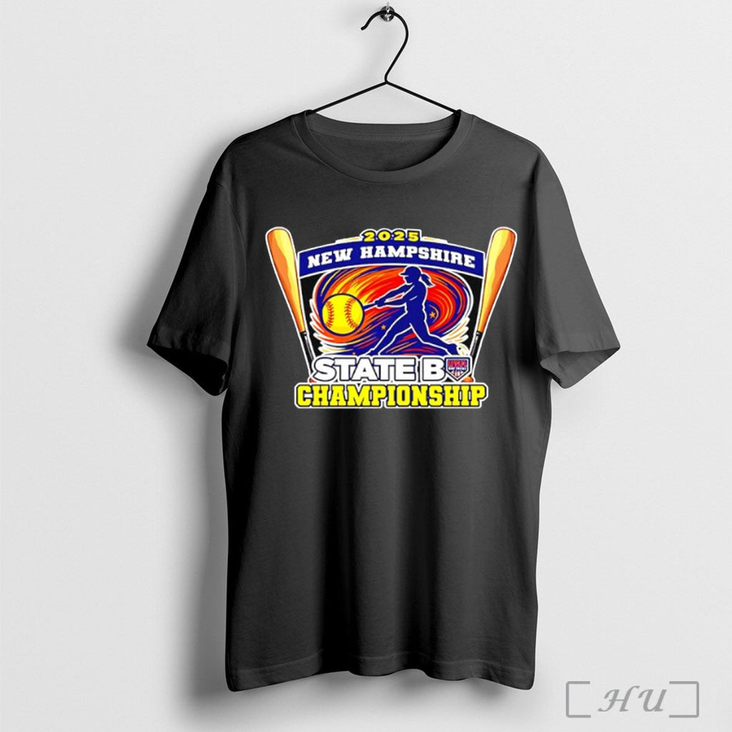Officials 2025 New Hampshire State B Championship Softball Tournament Logo T Shirt Unisex T-shirt, Sweatshirt, Hoodie, Long Sleeve Tee - T-Shirt, Sweatshirt, Hoodie