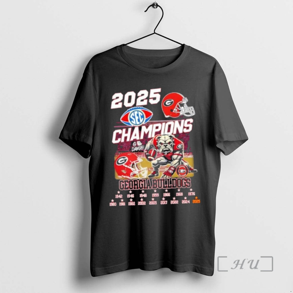 Officials 2025 Sec Champions Go Dawgs Georgia Bulldogs All Times T-Shirts, Hoodie, Sweatshirt - T-Shirt, Sweatshirt, Hoodie