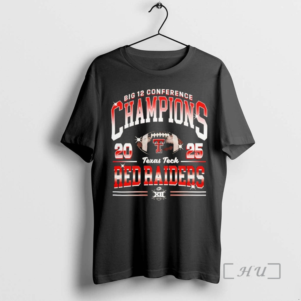 Officials 2025 Texas Tech Red Raiders Big 12 Conference Champions Chriast T-Shirts, Hoodie, Sweatshirt - T-Shirt, Sweatshirt, Hoodie