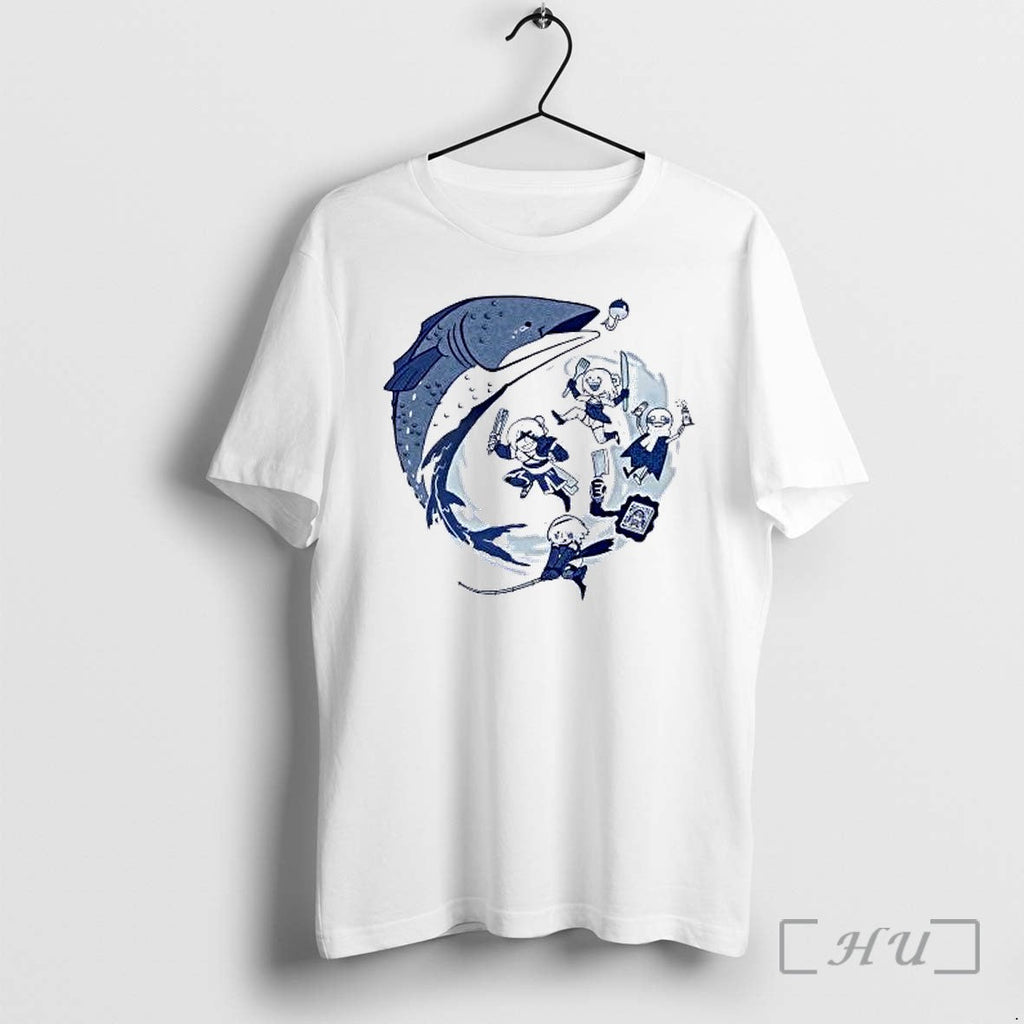 Officials 2b Nier Automata Fishing Cooking Game Unisex T-shirt, Sweatshirt, Hoodie, Long Sleeve Tee - T-Shirt, Sweatshirt, Hoodie