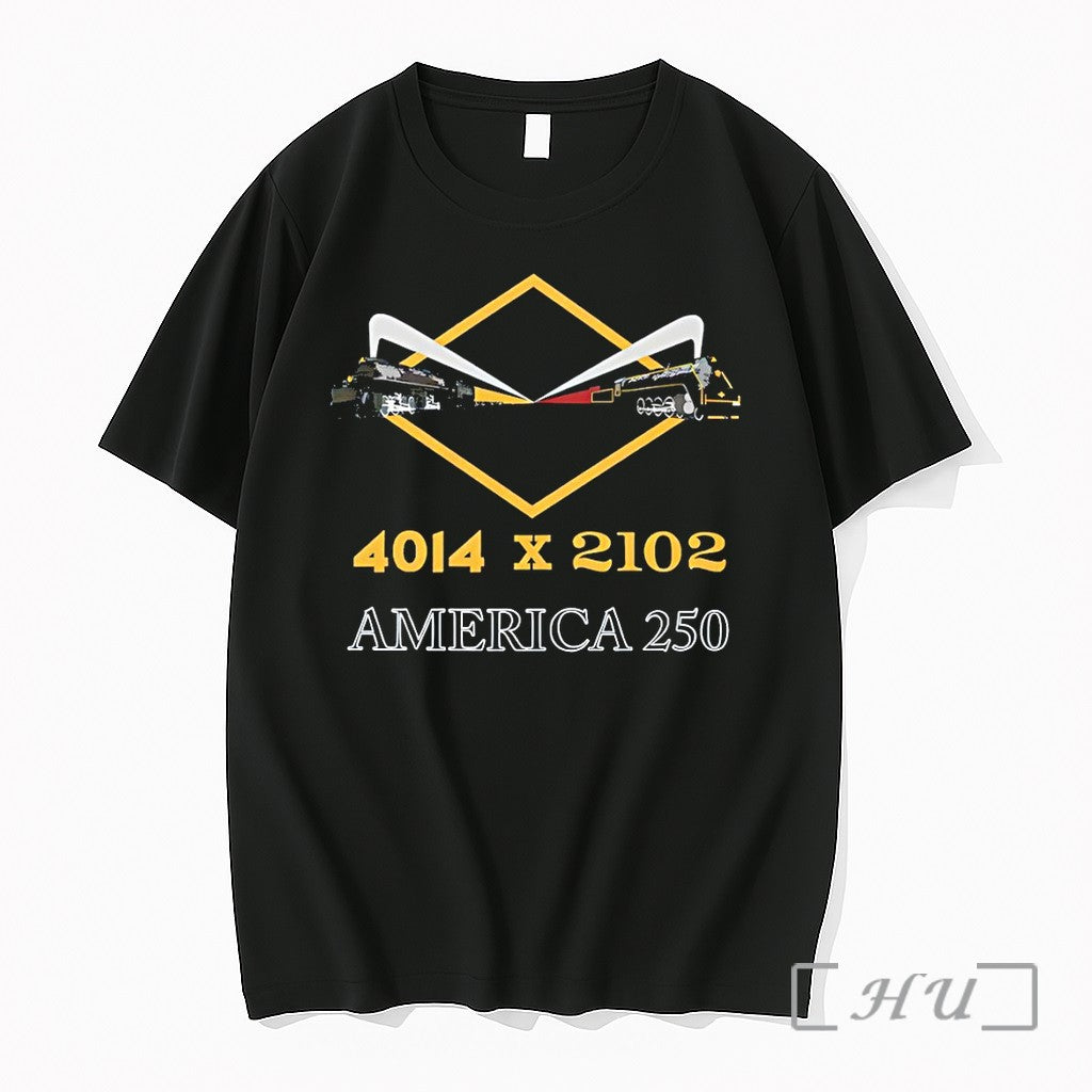 Officials 4014 Big Boy 2102 Steam Locomotive America 250th Anniversary Tour Premium T Shirts Sweater - T-Shirt, Sweatshirt, Hoodie