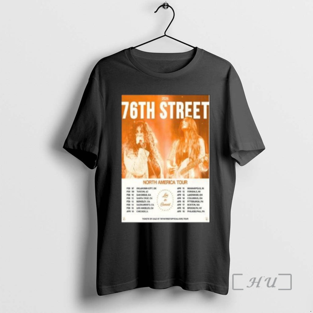 Officials 76th Street North America Tour 2026 Circle Black T-Shirts, Hoodie, Sweatshirt - T-Shirt, Sweatshirt, Hoodie