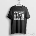Officials A True Patriot Charlie Kirk T Shirt Sweatshirt Png Unisex T-shirt, Sweatshirt, Hoodie, Long Sleeve Tee - T-Shirt, Sweatshirt, Hoodie
