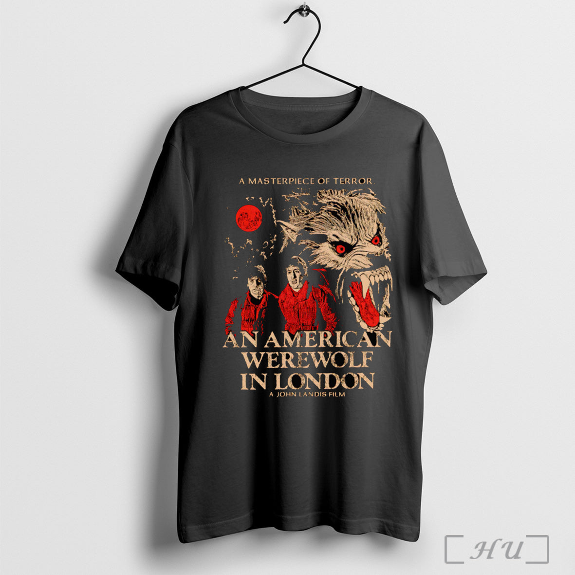Officials A Masterpiece Of Terror An American Werewolf In London T Shirt Unisex T-shirt, Sweatshirt, Hoodie, Long Sleeve Tee - T-Shirt, Sweatshirt, Hoodie
