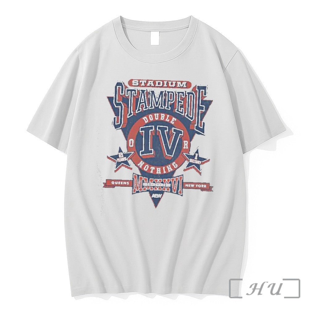 Officials Aew Double Or Nothing Stadium Stampede 2026 1 Unisex T-shirt, Sweatshirt, Hoodie, Long Sleeve Tee - T-Shirt, Sweatshirt, Hoodie