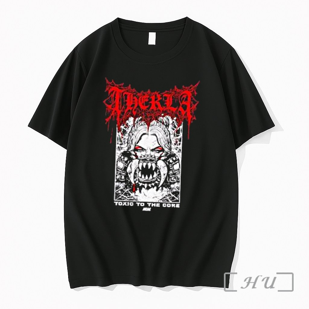 Officials Aew Thekla Toxic To The Core Monster Jaws Unisex T-shirt, Sweatshirt, Hoodie, Long Sleeve Tee - T-Shirt, Sweatshirt, Hoodie