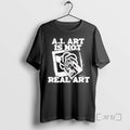 Officials Ai Art Is Not Real Art Keyboard T-Shirts, Hoodie, Sweatshirt - T-Shirt, Sweatshirt, Hoodie