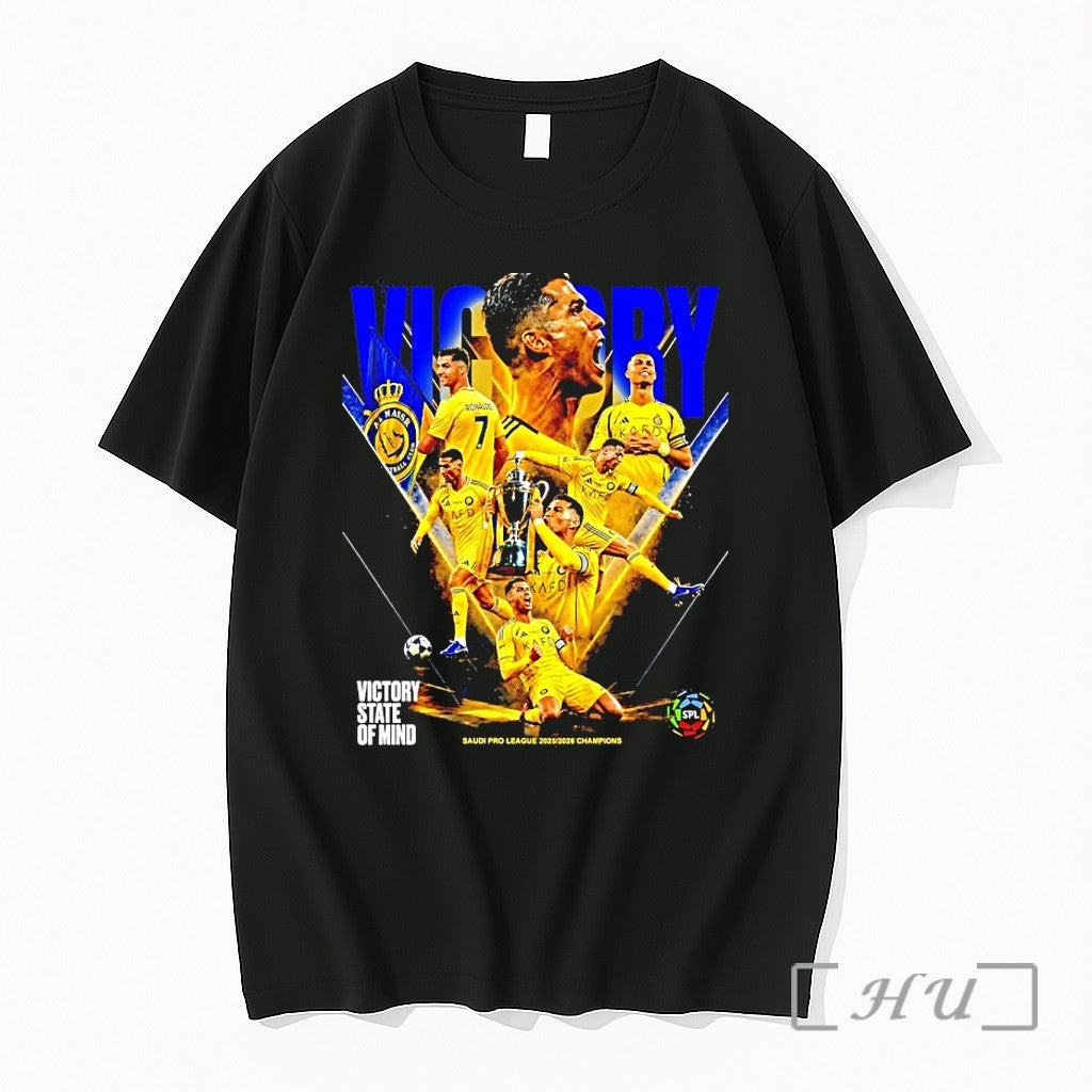 Officials Al Nassr 2025 2026 Saudi Pro League Champions Unisex T-shirt, Sweatshirt, Hoodie, Long Sleeve Tee - T-Shirt, Sweatshirt, Hoodie