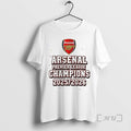 Officials Awzr6am1 Arsenal Fc Premier League Champions 2025 2026 Logo Unisex T-shirt, Sweatshirt, Hoodie, Long Sleeve Tee - T-Shirt, Sweatshirt, Hoodie