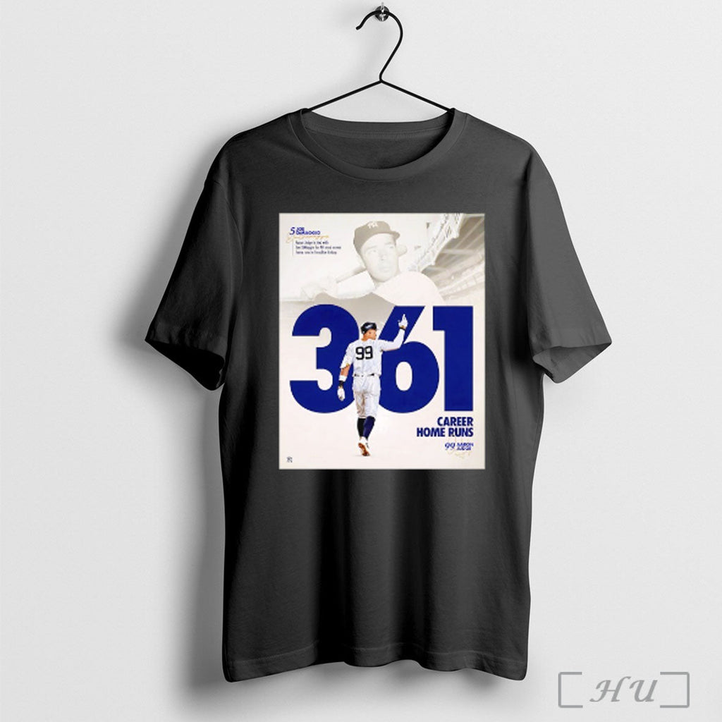 Officials Aaron Judge Legendary Company For The Captain 361 Career Home Runs T Shirt Unisex T-shirt, Sweatshirt, Hoodie, Long Sleeve Tee - T-Shirt, Sweatshirt, Hoodie