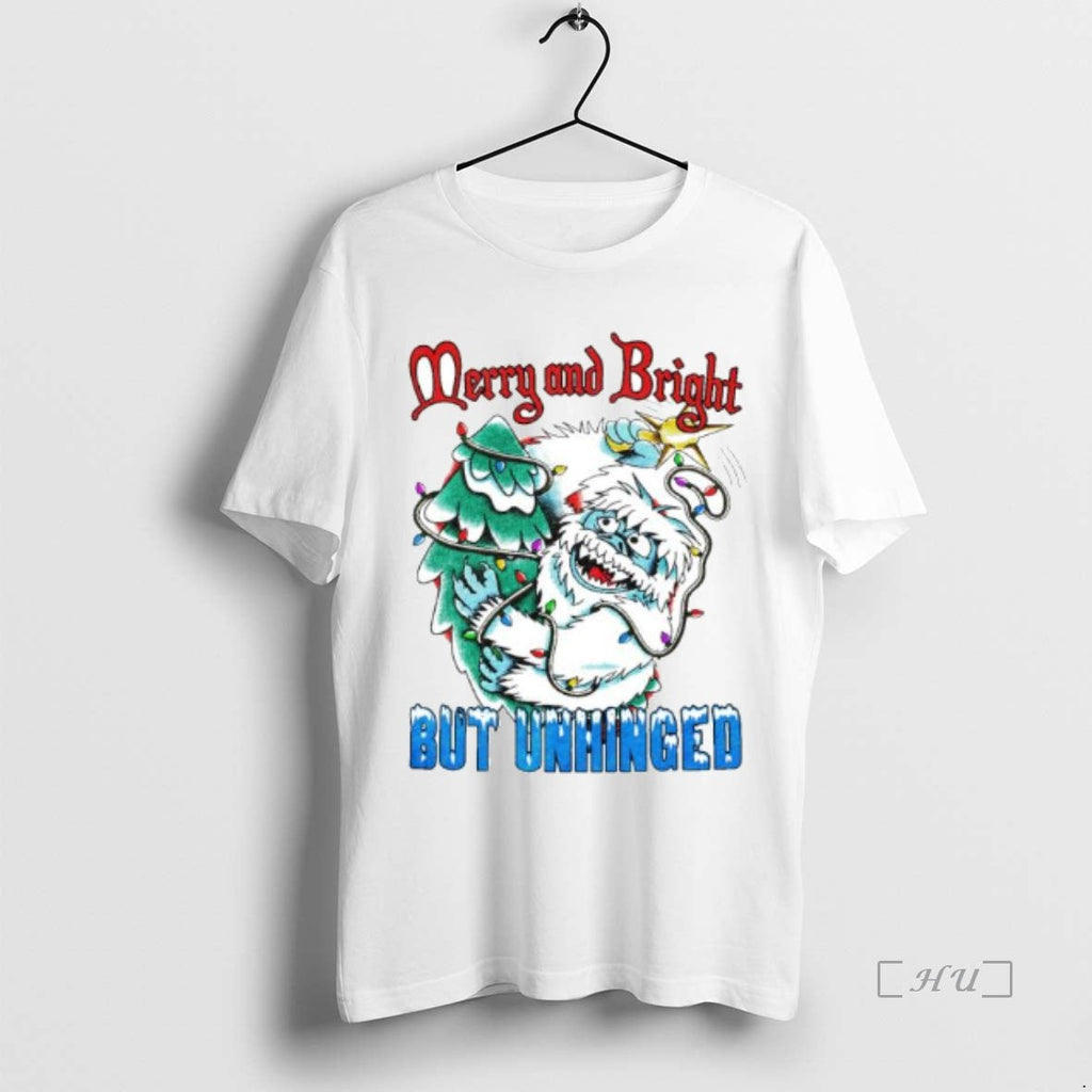 Officials Abominable Snow Monster Merry Bright But Unhinged Ornaments T-Shirts, Hoodie, Sweatshirt - T-Shirt, Sweatshirt, Hoodie