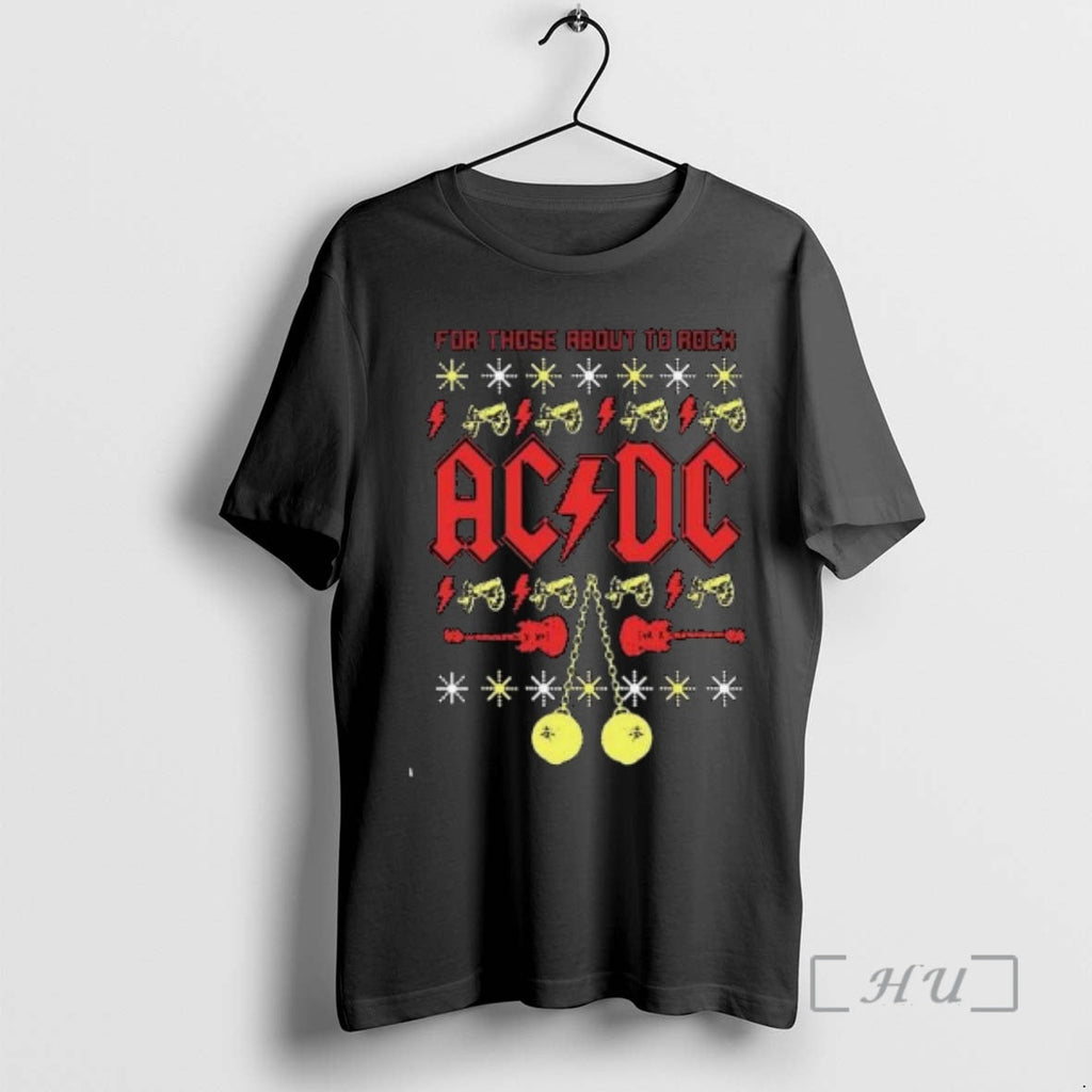 Officials Acdc Those About Rock Festive 2025 Circle Black T-Shirts, Hoodie, Sweatshirt - T-Shirt, Sweatshirt, Hoodie