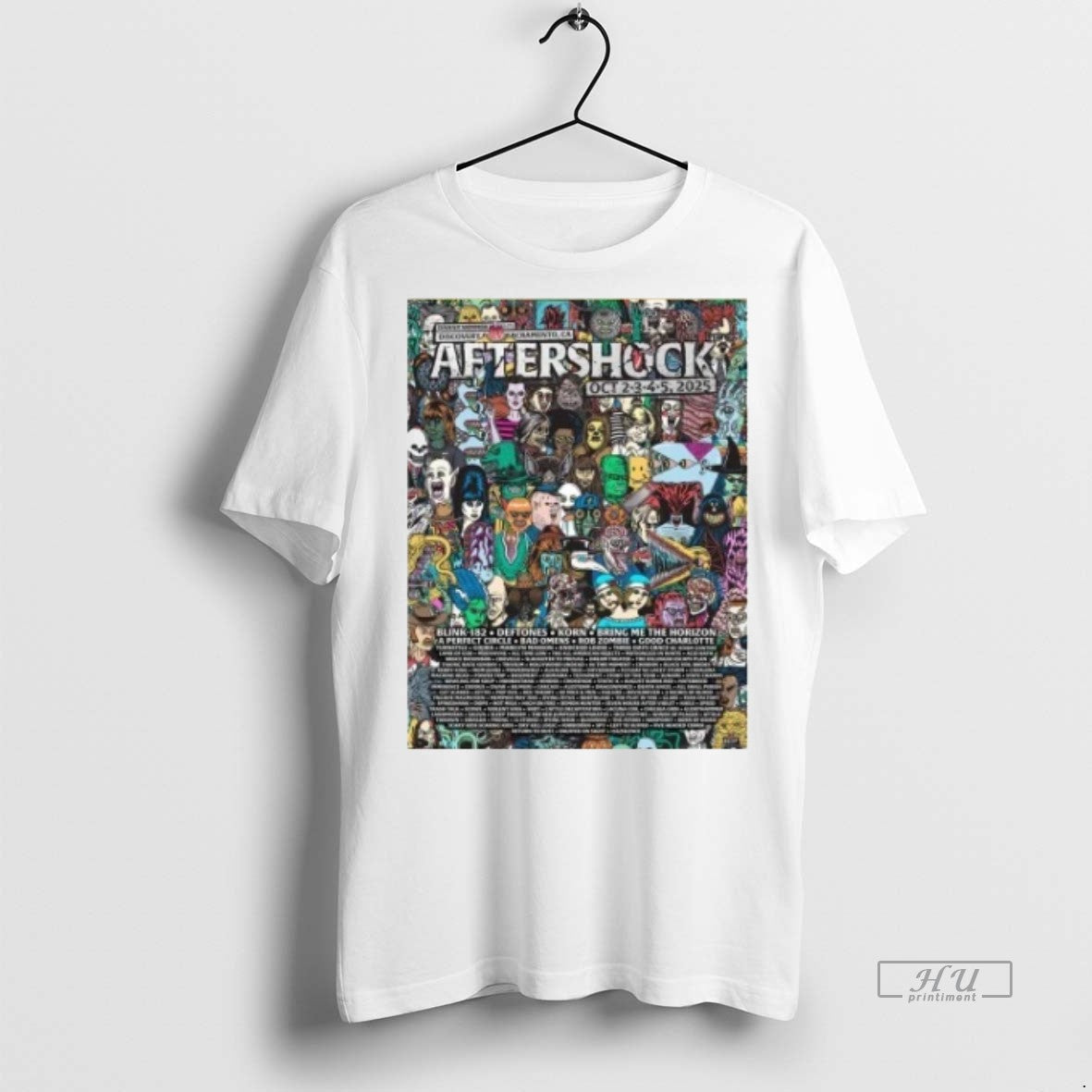 Officials Aftershock Festival 2025 Sacramento California Venue On October 2 3 4 5 2025 Unisex T-shirt, Sweatshirt, Hoodie, Long Sleeve Tee - T-Shirt, Sweatshirt, Hoodie