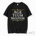 Officials Age Tuum Negotium Mind Your Own Business Latin Quote Unisex T-shirt, Sweatshirt, Hoodie, Long Sleeve Tee - T-Shirt, Sweatshirt, Hoodie
