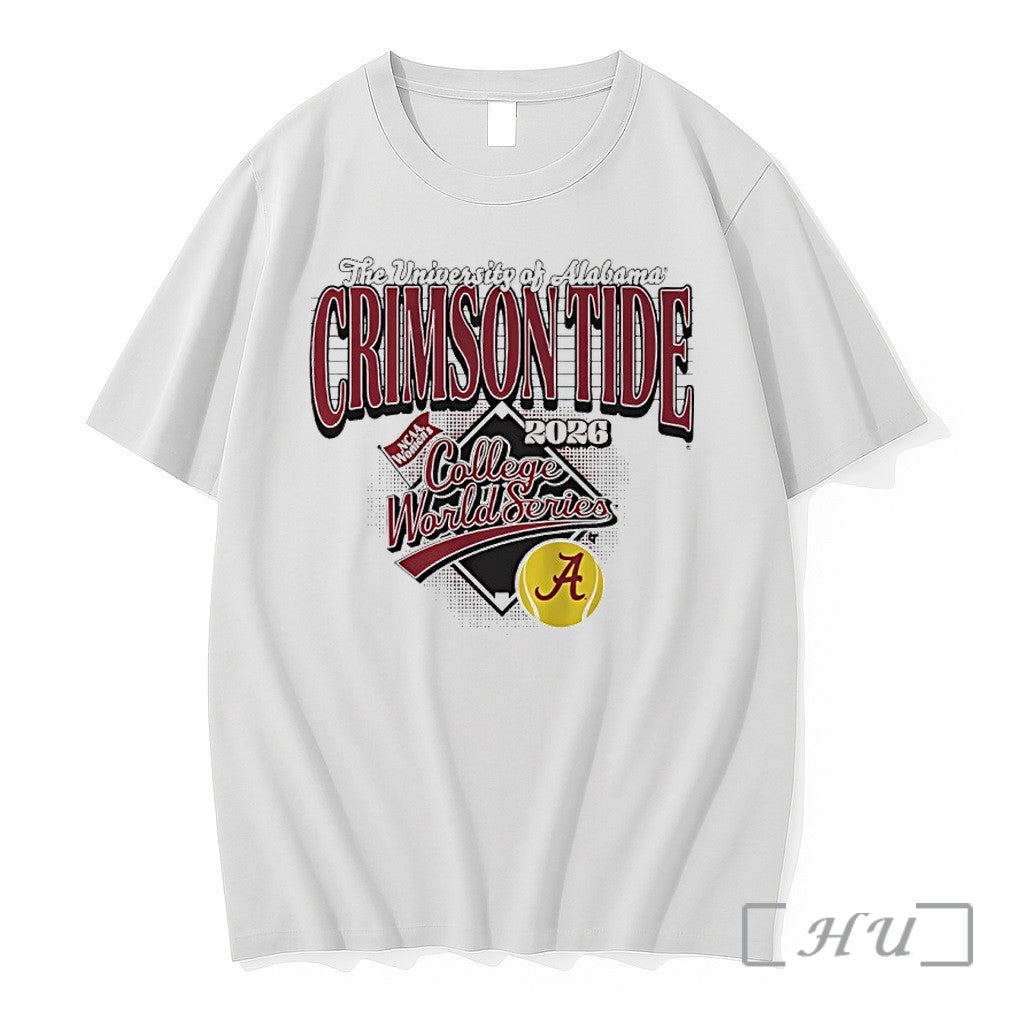Officials Alabama Softball 2026 Ncaa Womens College World Series Unisex T-shirt, Sweatshirt, Hoodie, Long Sleeve Tee - T-Shirt, Sweatshirt, Hoodie