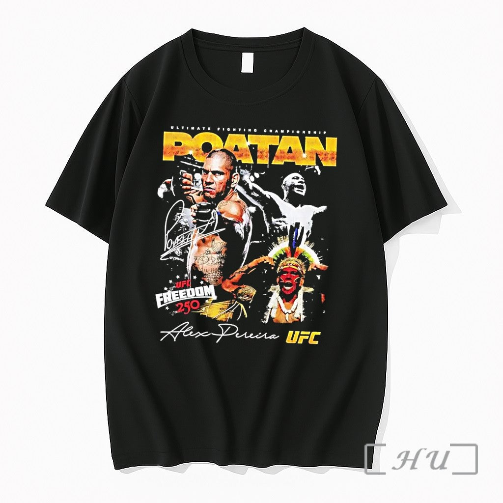 Officials Alex Pereira Poatan Ufc Freedom 250 Ultimate Fighting Championship Black Premium T Shirts Sweater - T-Shirt, Sweatshirt, Hoodie