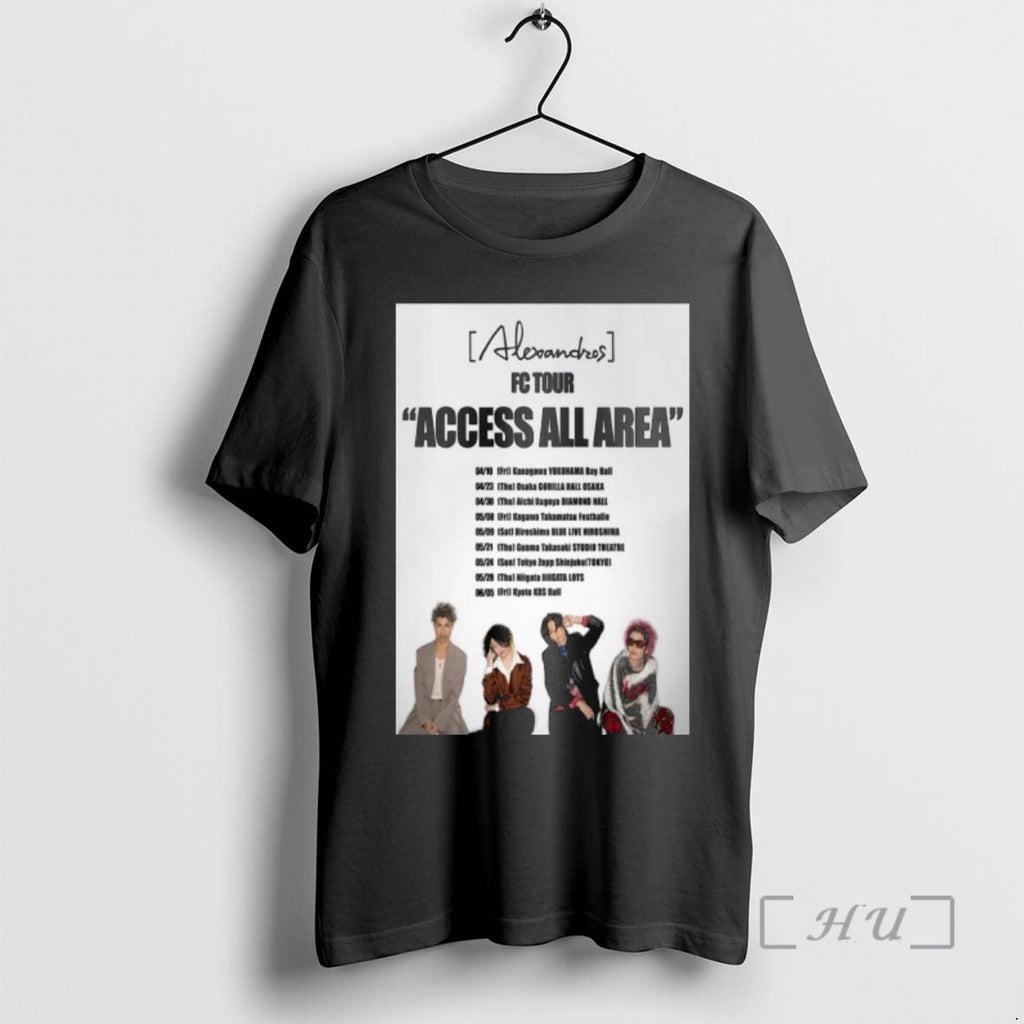 Officials Alexandros Fc Tour Access All Area 2026 T-Shirts, Hoodie, Sweatshirt - T-Shirt, Sweatshirt, Hoodie
