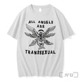 Officials All Angels Are Transsexual Biblically Accurate Angel Lgbt Unisex T-shirt, Sweatshirt, Hoodie, Long Sleeve Tee - T-Shirt, Sweatshirt, Hoodie