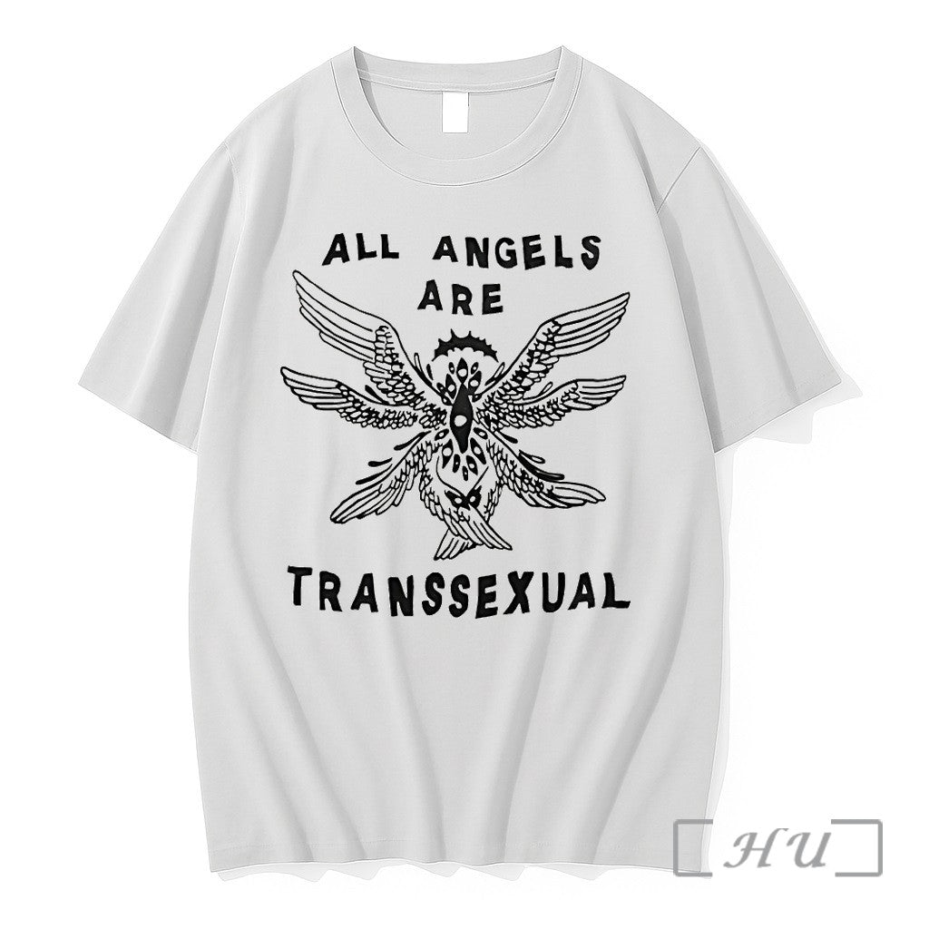 Officials All Angels Are Transsexual Biblically Accurate Angel Lgbt Unisex T-shirt, Sweatshirt, Hoodie, Long Sleeve Tee - T-Shirt, Sweatshirt, Hoodie