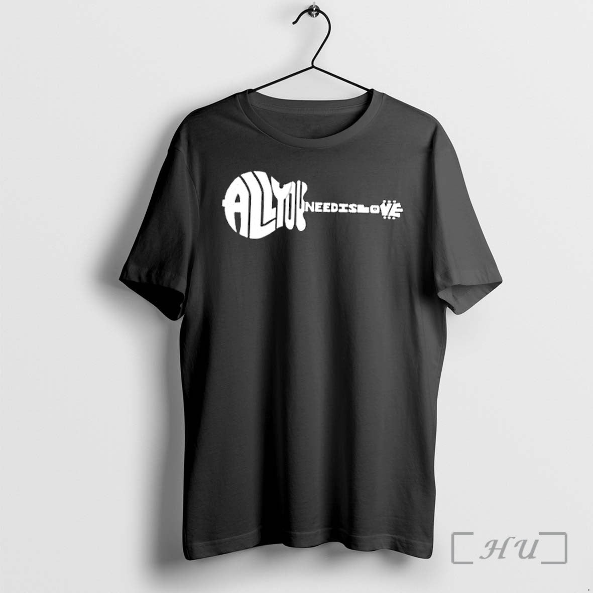 Officials All You Need Is Love Guitar Beatles Music Peace Unisex T-shirt, Sweatshirt, Hoodie, Long Sleeve Tee - T-Shirt, Sweatshirt, Hoodie
