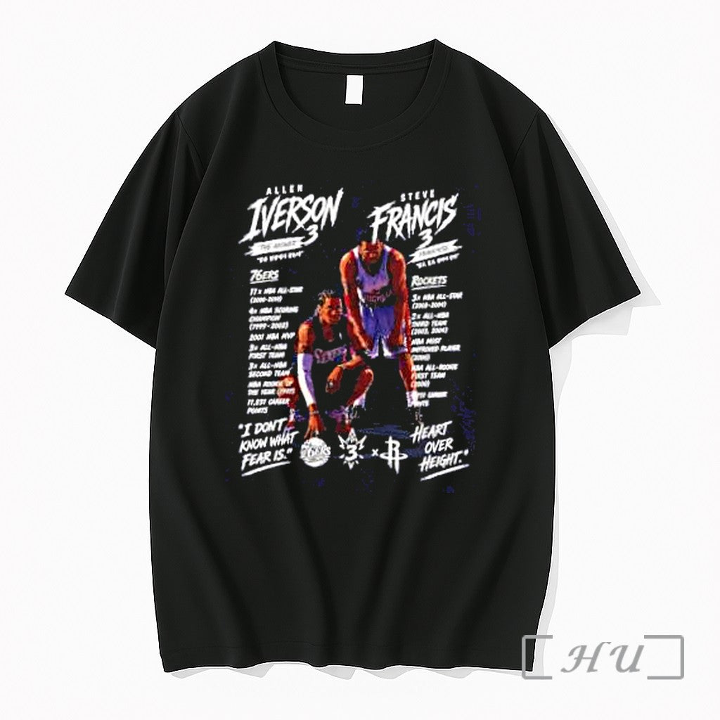Officials Allen Iverson Steve Francis 3 Philadelphia 76ers Nba All Star Premium T Shirts Sweater - T-Shirt, Sweatshirt, Hoodie