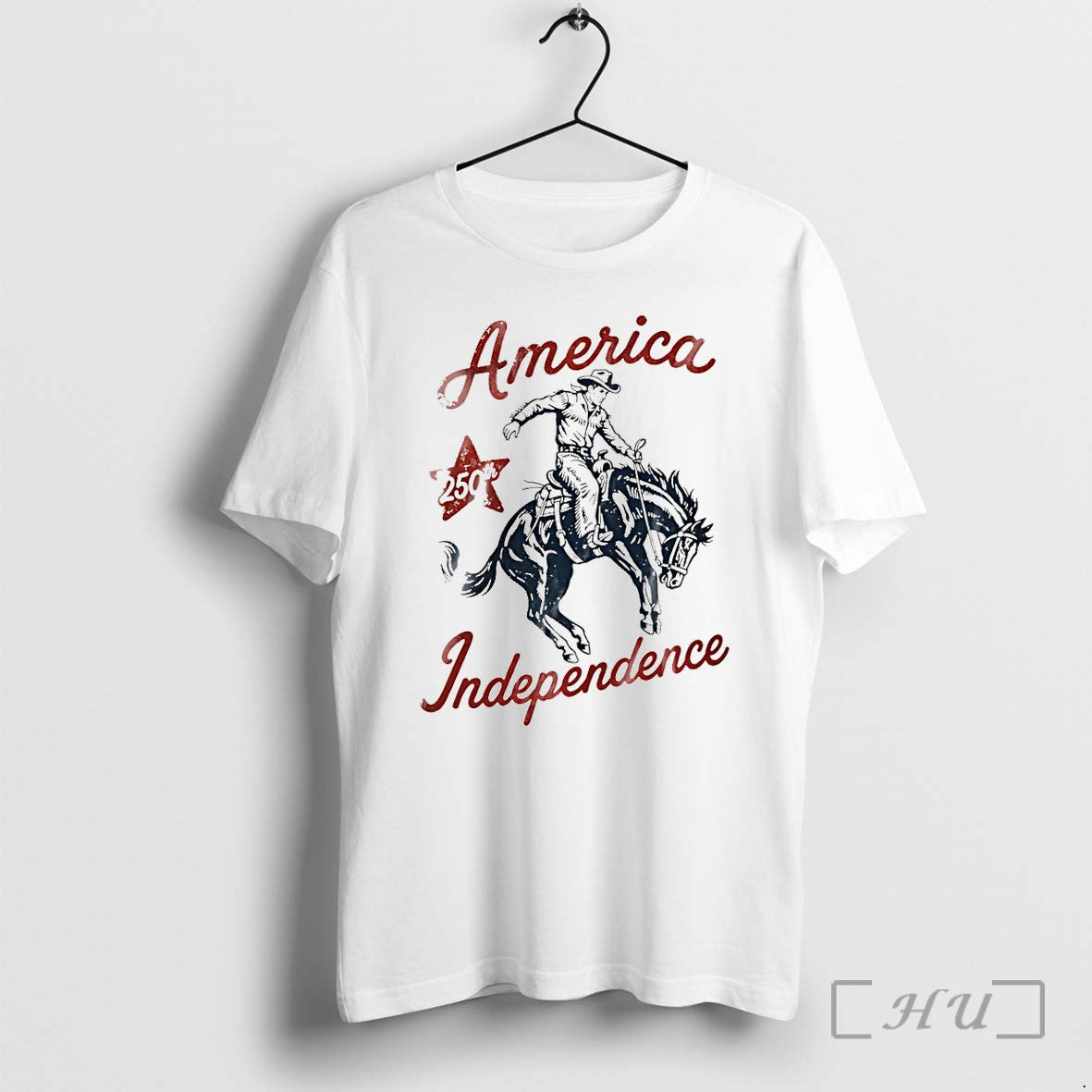 Officials America Independence Cowboy Usa 250th Anniversary Independence Day Unisex T-shirt, Sweatshirt, Hoodie, Long Sleeve Tee - T-Shirt, Sweatshirt, Hoodie