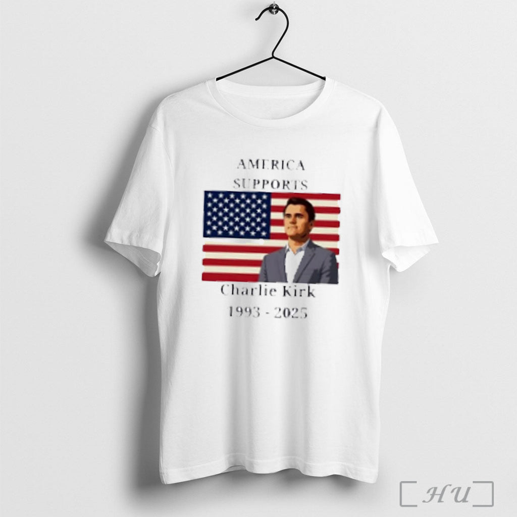 Officials America Support Charlie Kirk Rip 1993 2025 Us Flag T Shirt Sweatshirt Png Unisex T-shirt, Sweatshirt, Hoodie, Long Sleeve Tee - T-Shirt, Sweatshirt, Hoodie