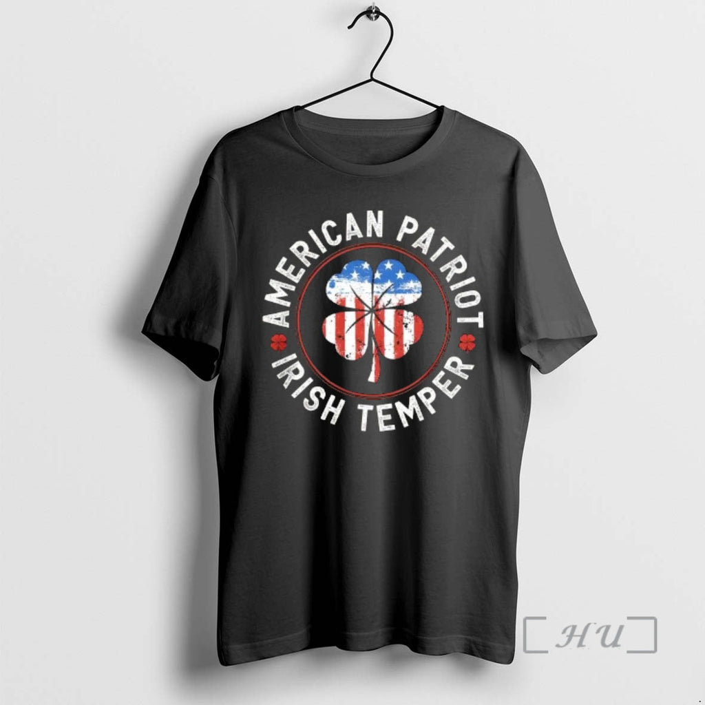 Officials American Patriot Irish Temper Us Flag T-Shirts, Hoodie, Sweatshirt - T-Shirt, Sweatshirt, Hoodie