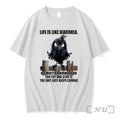 Officials Angry Bird Life Is Like Diarrhea Shit Keeps Coming White Premium T Shirts Sweater - T-Shirt, Sweatshirt, Hoodie