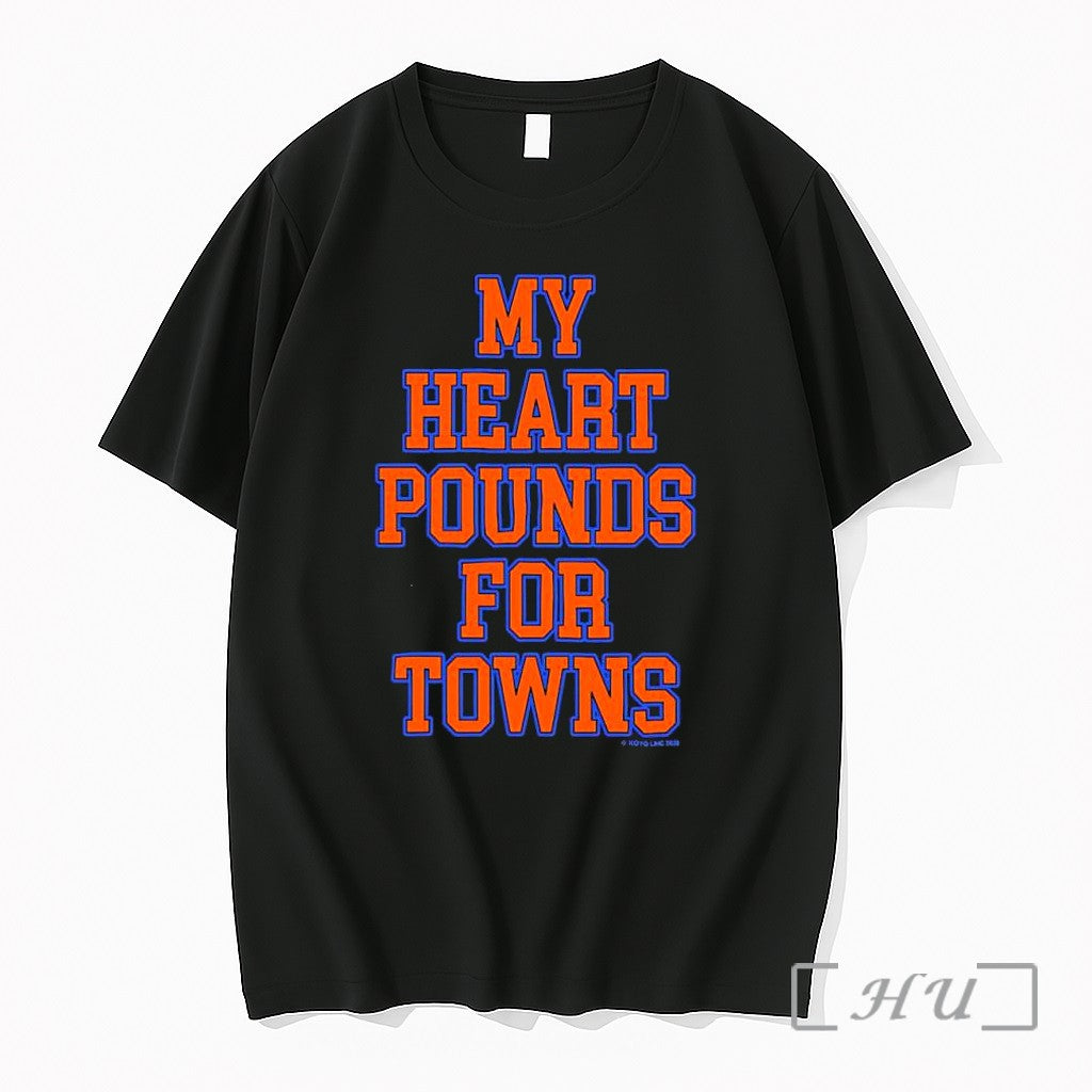 Officials Anthony Towns My Heart Pounds For Karl Unisex T-shirt, Sweatshirt, Hoodie, Long Sleeve Tee - T-Shirt, Sweatshirt, Hoodie