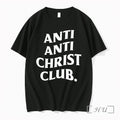 Officials Anti Anti Christ Club Tee Premium T Shirts Sweater Hoodie Jpg Unisex T-shirt, Sweatshirt, Hoodie, Long Sleeve Tee - T-Shirt, Sweatshirt, Hoodie