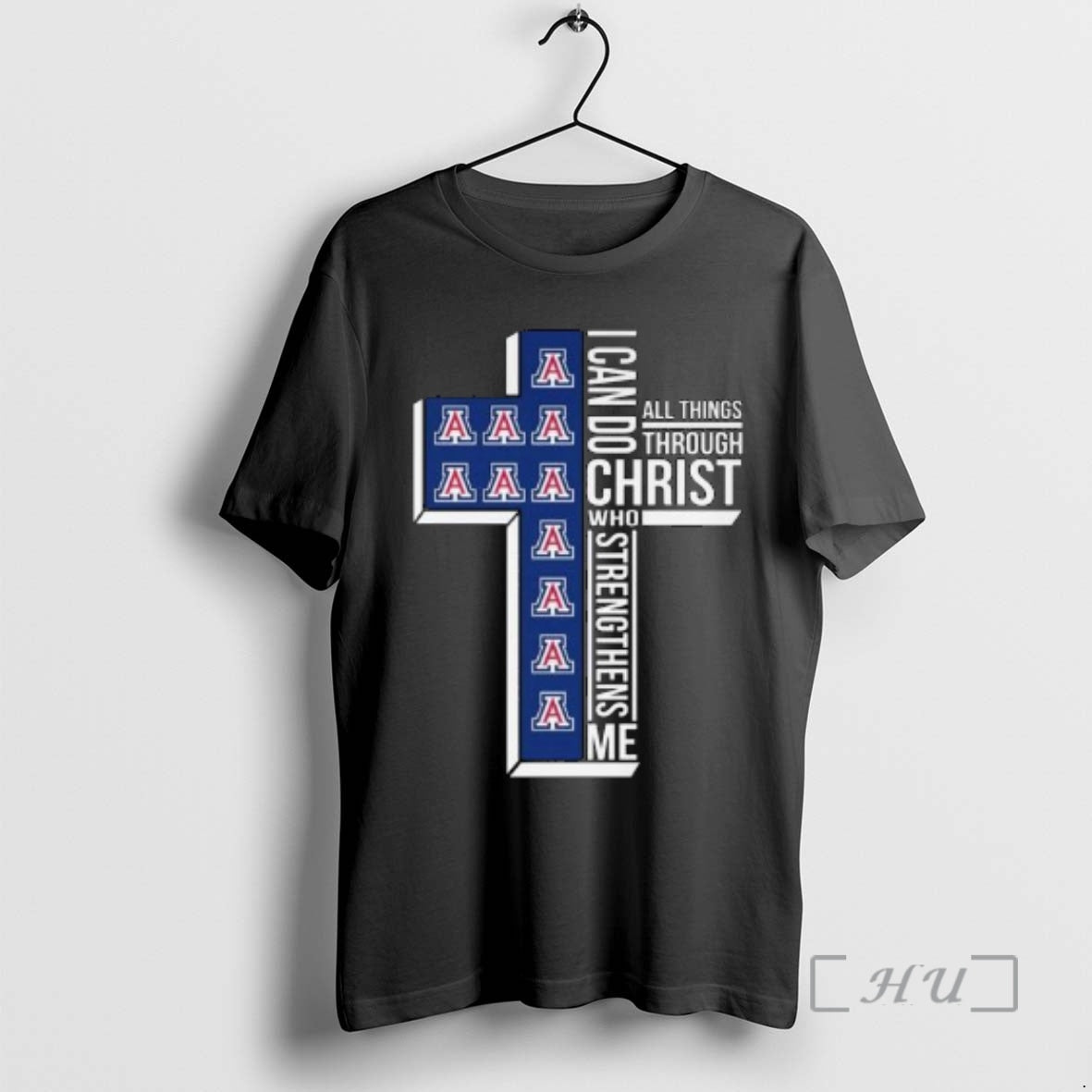 Officials Arizona Wildcats I Can Do All Things Through Christ Who Strengthens Me Cross Circle T-Shirts, Hoodie, Sweatshirt - T-Shirt, Sweatshirt, Hoodie