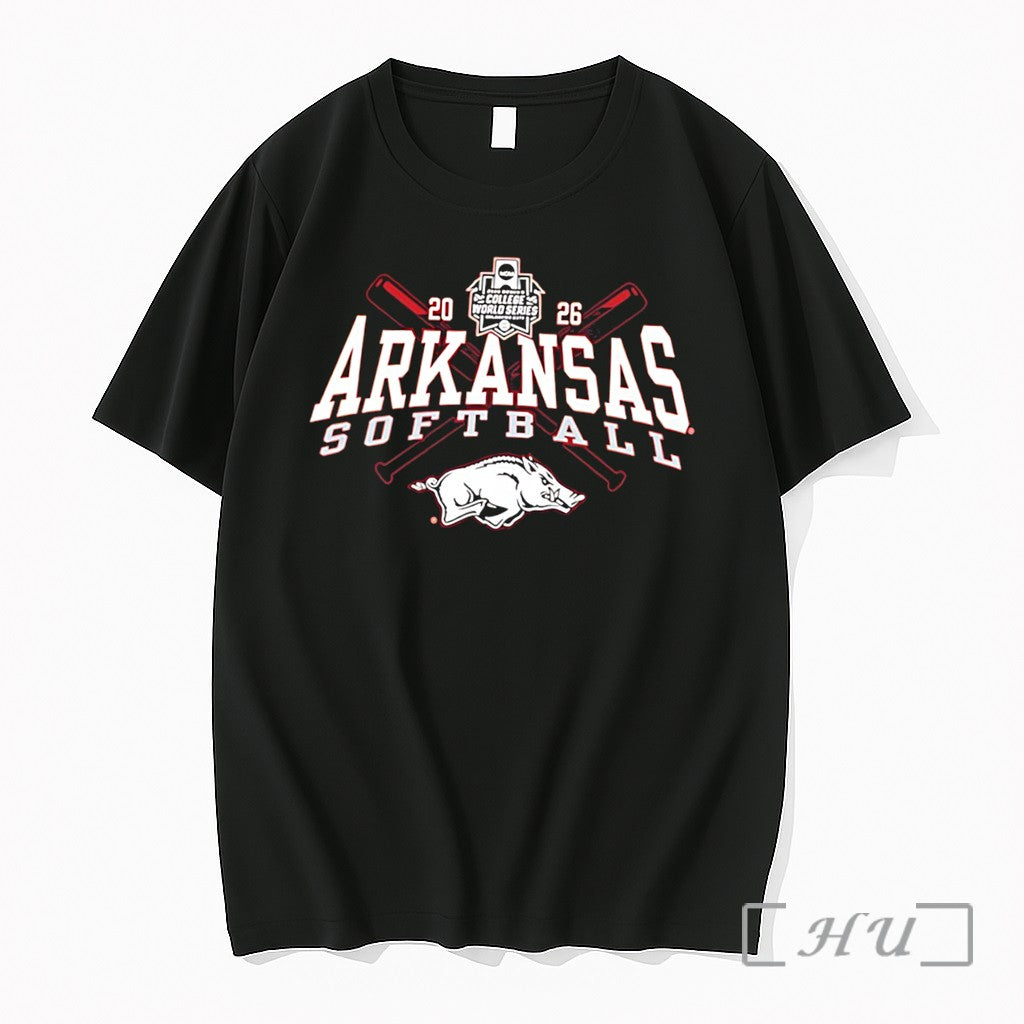 Officials Arkansas Razorbacks 2026 Womens College World Series Tee Unisex T-shirt, Sweatshirt, Hoodie, Long Sleeve Tee - T-Shirt, Sweatshirt, Hoodie