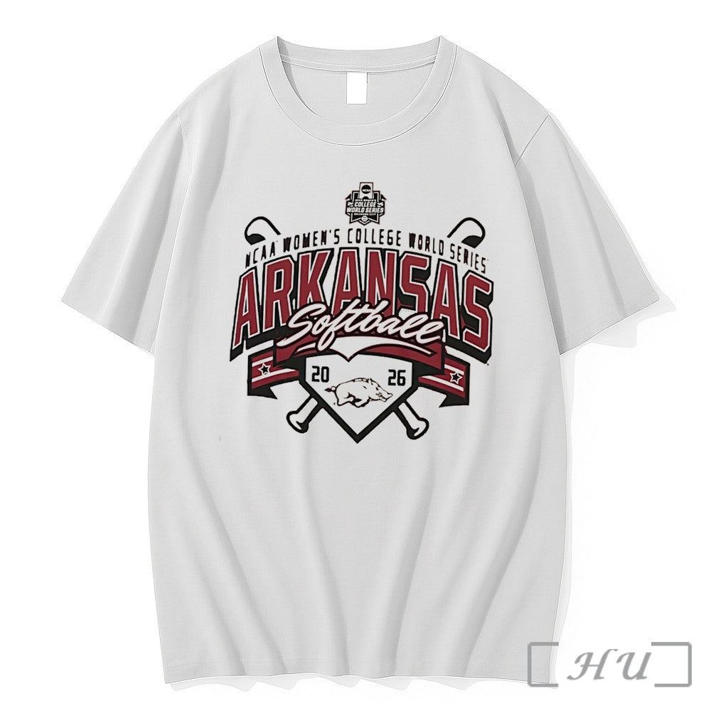 Officials Arkansas Softball Womens College World Series 2026 Tee Unisex T-shirt, Sweatshirt, Hoodie, Long Sleeve Tee - T-Shirt, Sweatshirt, Hoodie