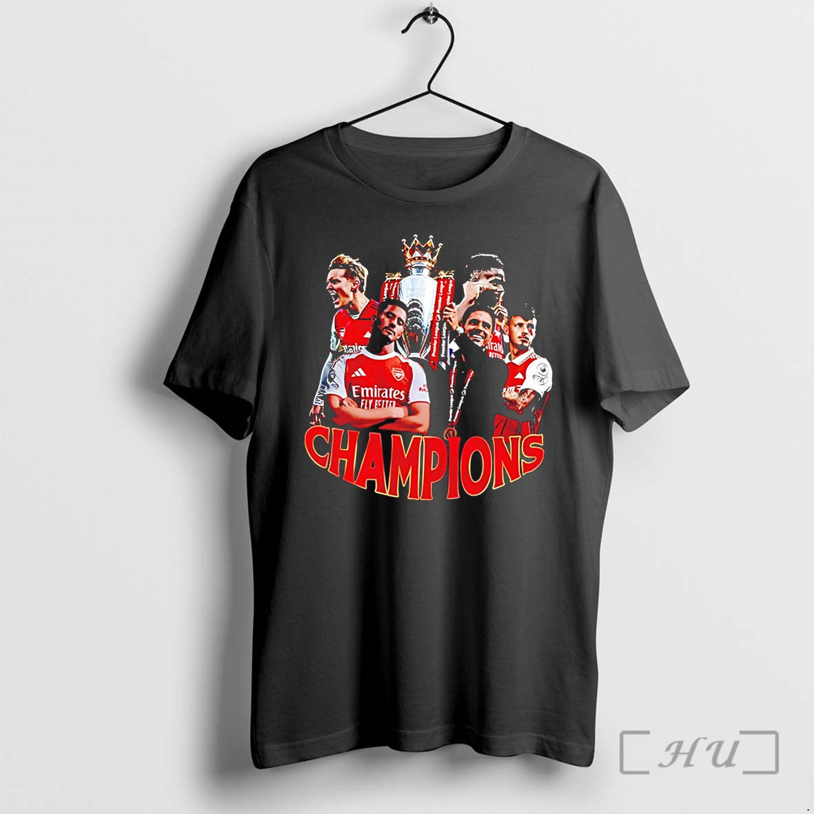 Officials Arsenal 2026 Premier League Champions Player Collage Tee Unisex T-shirt, Sweatshirt, Hoodie, Long Sleeve Tee - T-Shirt, Sweatshirt, Hoodie