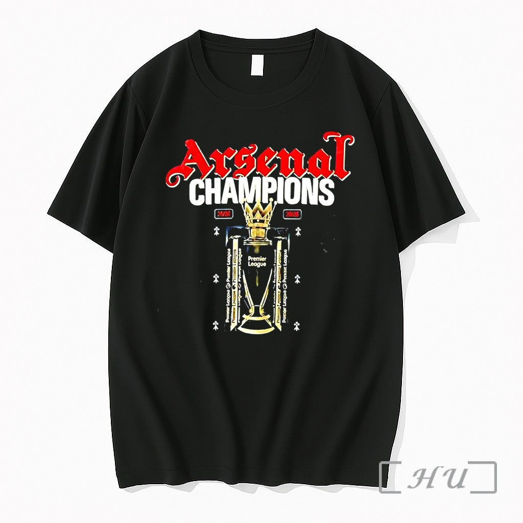 Officials Arsenal Champions Premier League 2025 2026 Trophy Unisex T-shirt, Sweatshirt, Hoodie, Long Sleeve Tee - T-Shirt, Sweatshirt, Hoodie