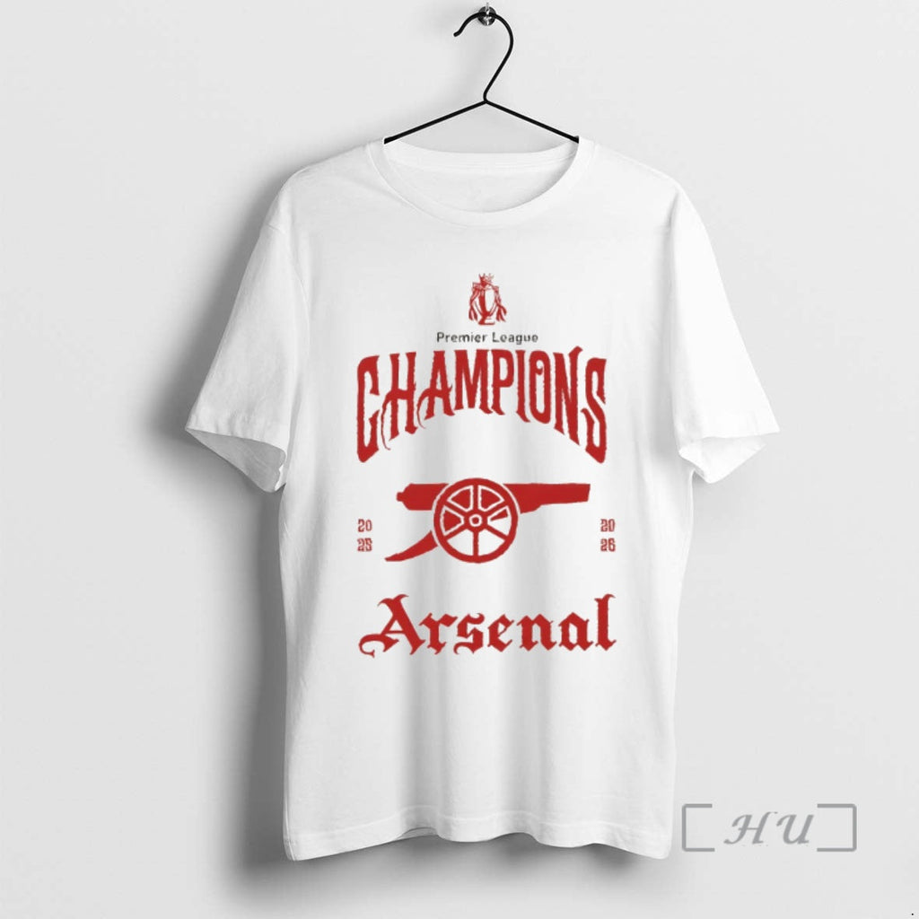 Officials Arsenal Fc Premier League Champions 2025 26 North London Forever Premium T Shirts Sweater - T-Shirt, Sweatshirt, Hoodie