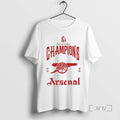 Officials Arsenal Fc Premier League Champions 2025 26 North London Forever Premium T Shirts Sweater - T-Shirt, Sweatshirt, Hoodie