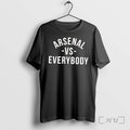 Officials Arsenal Fc Vs Everybody Tee Premium T Shirts Sweater Hoodie Jpg Unisex T-shirt, Sweatshirt, Hoodie, Long Sleeve Tee - T-Shirt, Sweatshirt, Hoodie