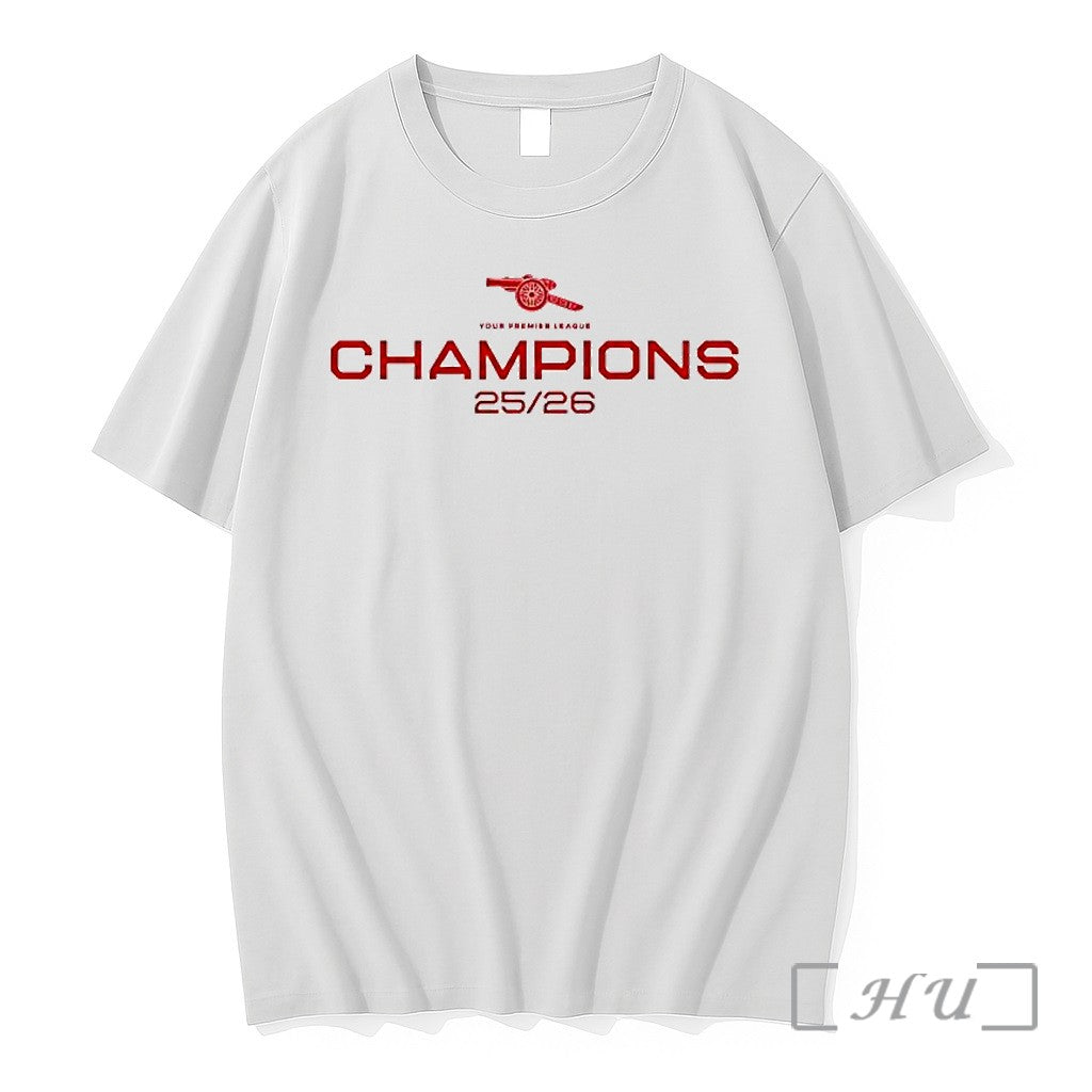 Officials Arsenal Football Club Your Premier League Champions 25 26 Unisex T-shirt, Sweatshirt, Hoodie, Long Sleeve Tee - T-Shirt, Sweatshirt, Hoodie