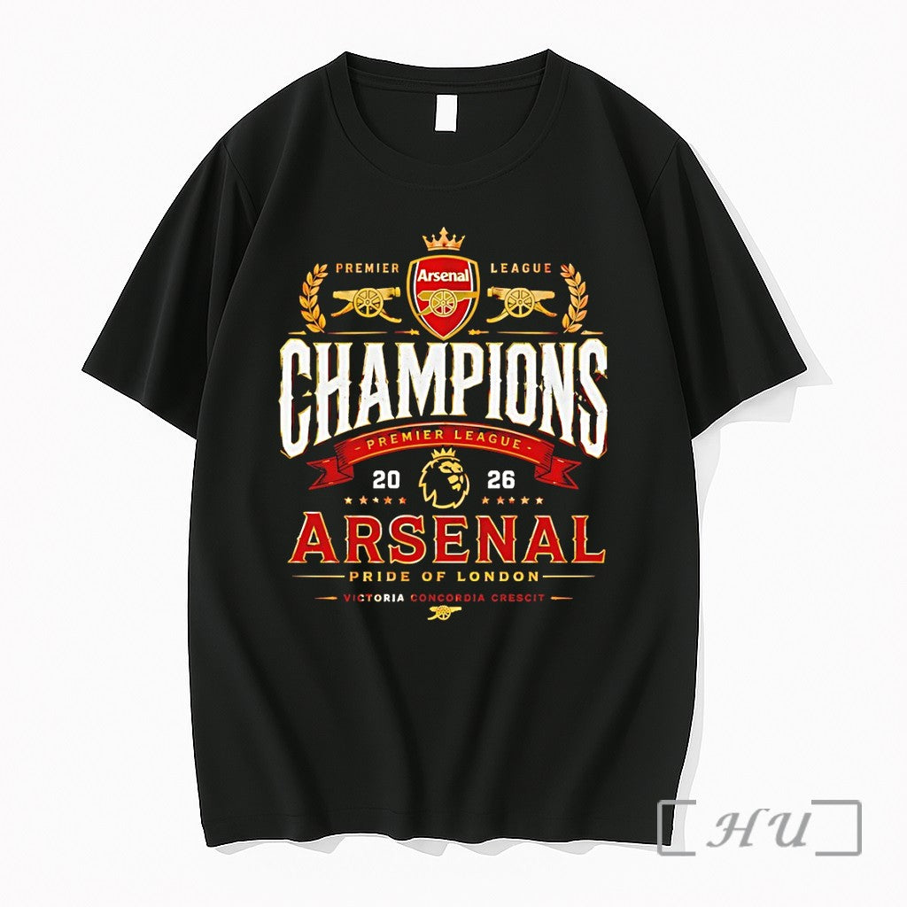 Officials Arsenal Pride Of London Premier League Victoria Concordia Crescit 2026 Premium T Shirts Sweater - T-Shirt, Sweatshirt, Hoodie