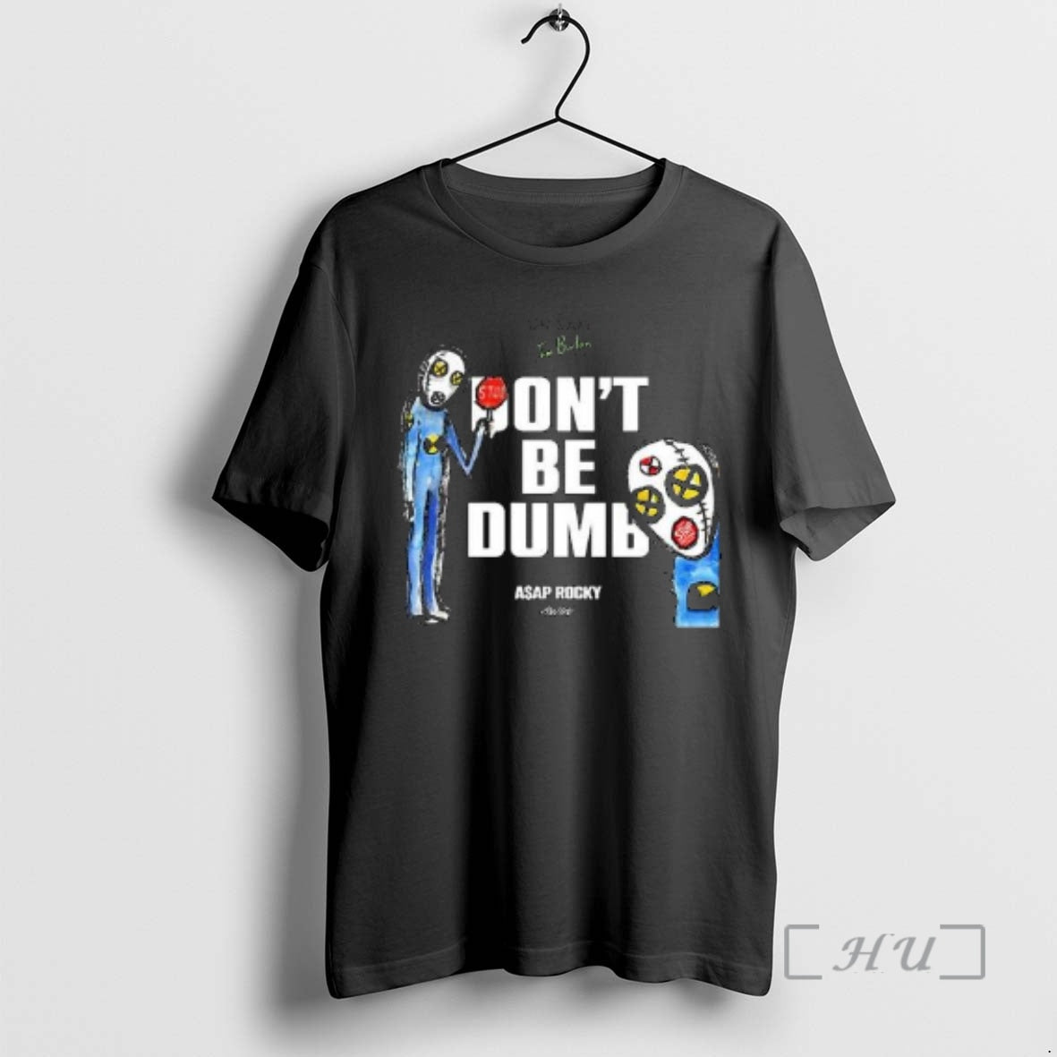 Officials Asap Rocky Album Dont Be Dumb National Nothing Day X Tim Burton Circle Black T-Shirts, Hoodie, Sweatshirt - T-Shirt, Sweatshirt, Hoodie