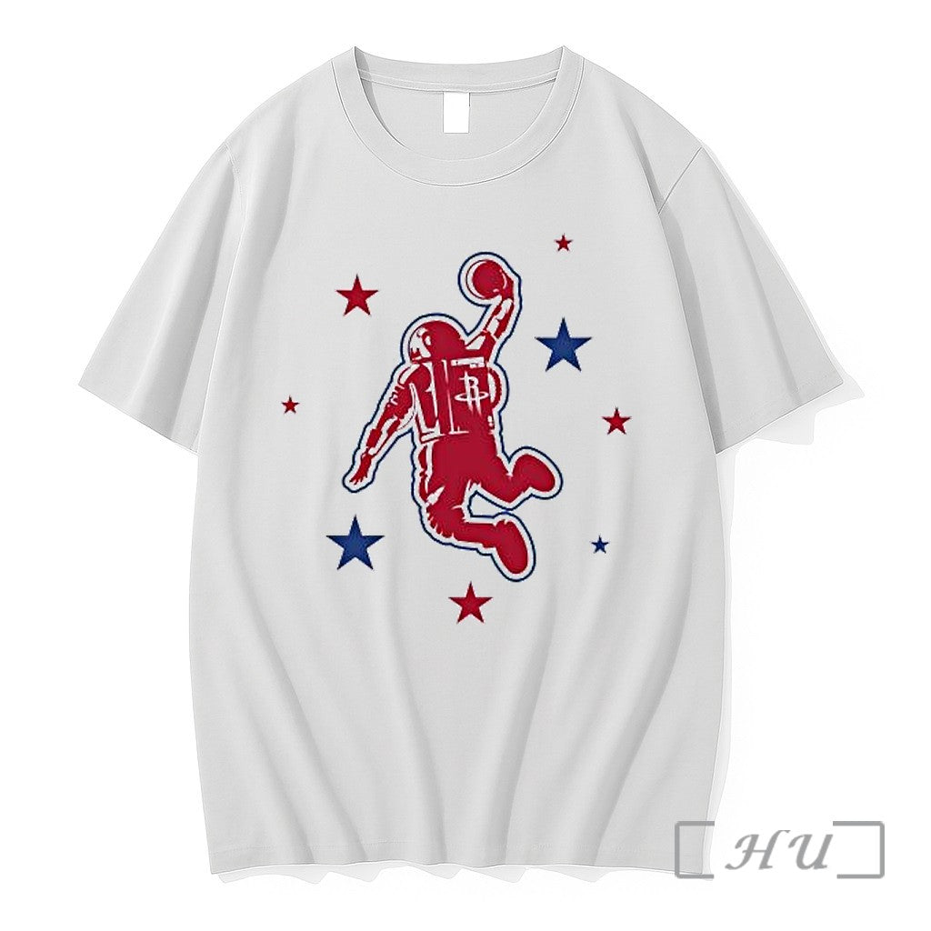 Officials Astronaut Basketball Player Houston Rockets Nba Rockets Unisex T-shirt, Sweatshirt, Hoodie, Long Sleeve Tee - T-Shirt, Sweatshirt, Hoodie
