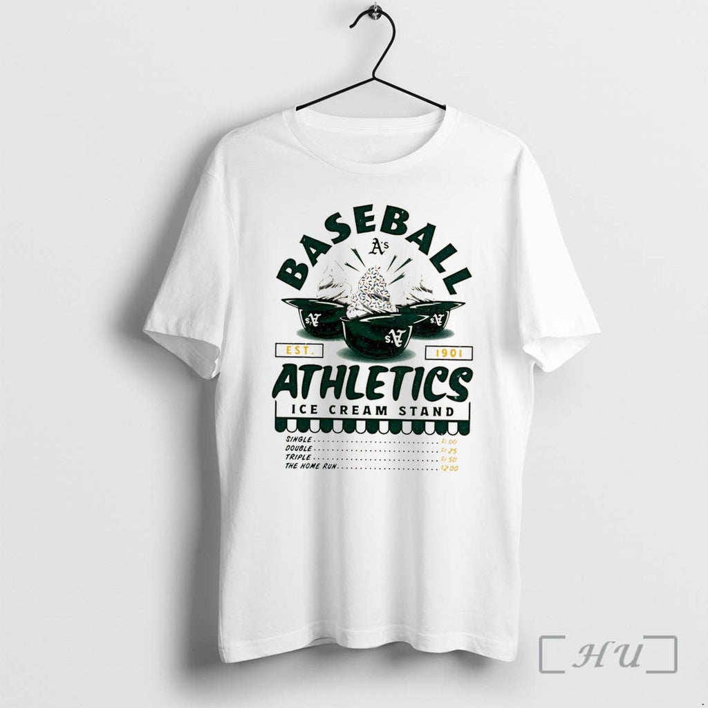 Officials Athletics Baseball Ice Cream Stand Tee Unisex T-shirt, Sweatshirt, Hoodie, Long Sleeve Tee - T-Shirt, Sweatshirt, Hoodie