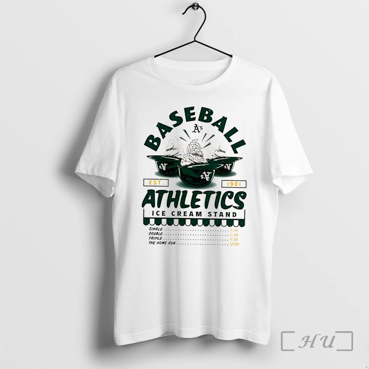 Officials Athletics Baseball Ice Cream Stand Tee Unisex T-shirt, Sweatshirt, Hoodie, Long Sleeve Tee - T-Shirt, Sweatshirt, Hoodie