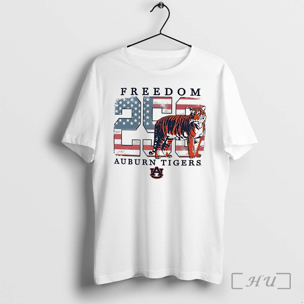 Officials Auburn Tigers Americana Freedom 250th Logo Tee Unisex T-shirt, Sweatshirt, Hoodie, Long Sleeve Tee - T-Shirt, Sweatshirt, Hoodie